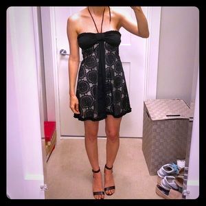 Talk of the Walk short black dress